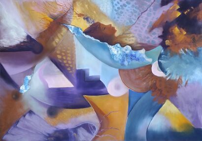 Avec un hamac  - a Paint Artowrk by Allosiette